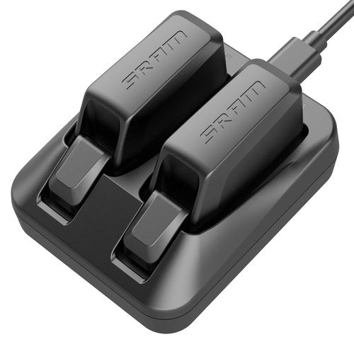 Dual-Port Charger for SRAM AXS/eTap Red Force Rival GX Eagle Battery, Both Batteries can be Quickly Charged at The Same Time, The Unit Came with USB C