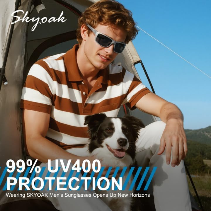 Skiennix Unbreakable Polarized Sports Sunglasses - Scratch & Seawater-Proof, Aluminum Frame