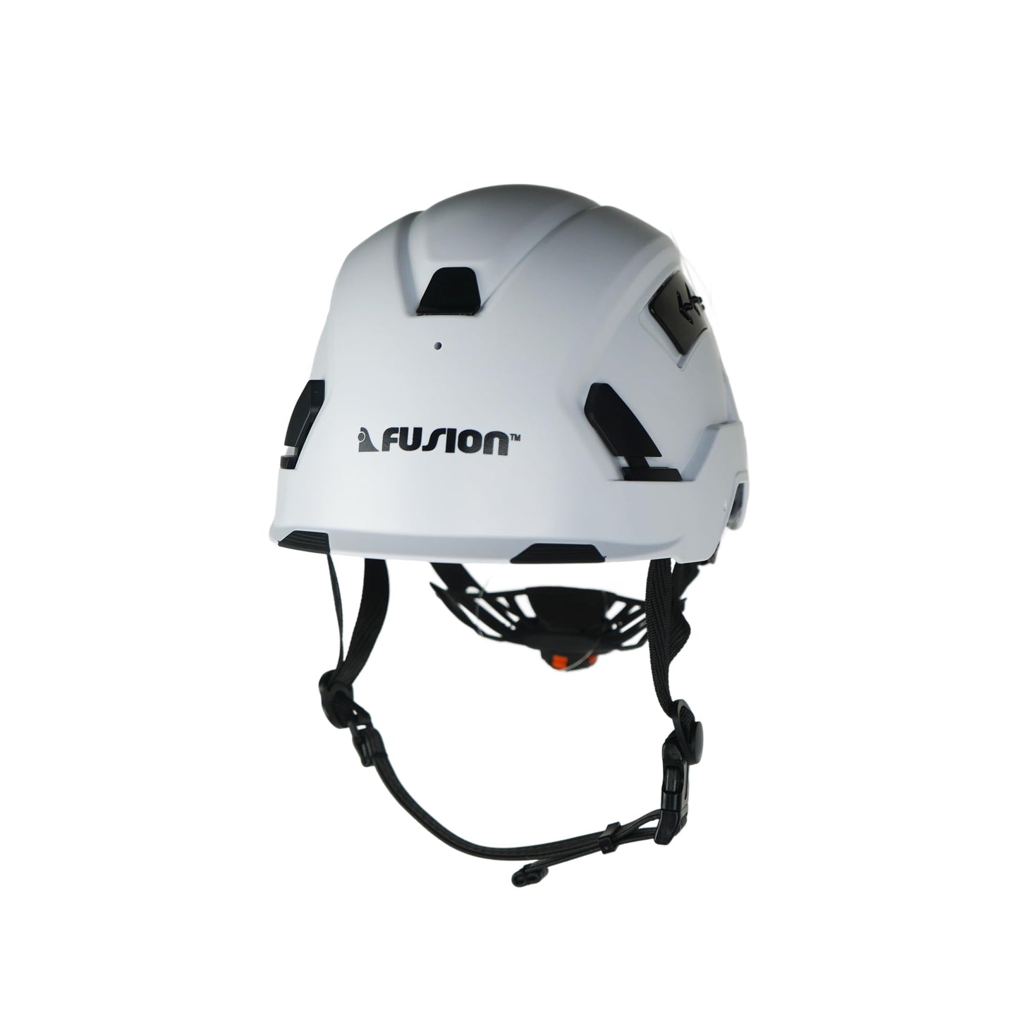 Fusion Climb Meka II Climbing and Zipline Safety Helmet - White, 6.25-Inch H x 10.3-Inch L x 8.25-Inch W