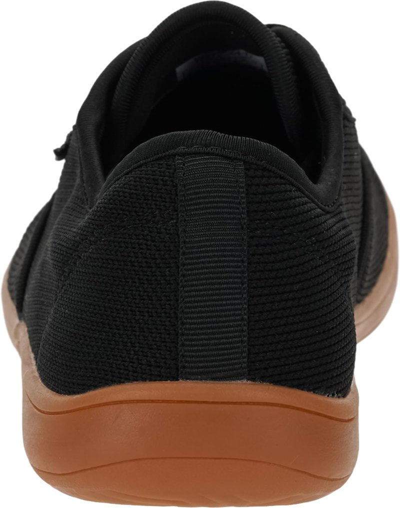 WHITIN Women's Wide Toe Box Barefoot Shoes Zero Drop Sole Sneakers Minimalist Minimus Size 10 10W Bare Feet Running Walking Knit Gym Black Gum 41