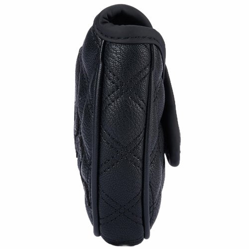 Kimpengofu Skull and Crossbones Golf Club Skeleton Mallet Putter Cover Magnetic Closure Synthetic PU Leather with Diamond Pattern Design (Black Mallet Putter)