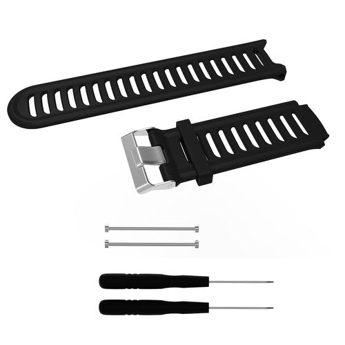 Huwokxix Watch Strap compatible with Garmin Forerunner 910XT,Adjustable Silicone Sports Strap Replacement Band for Garmin Forerunner 910XT Smart Watch