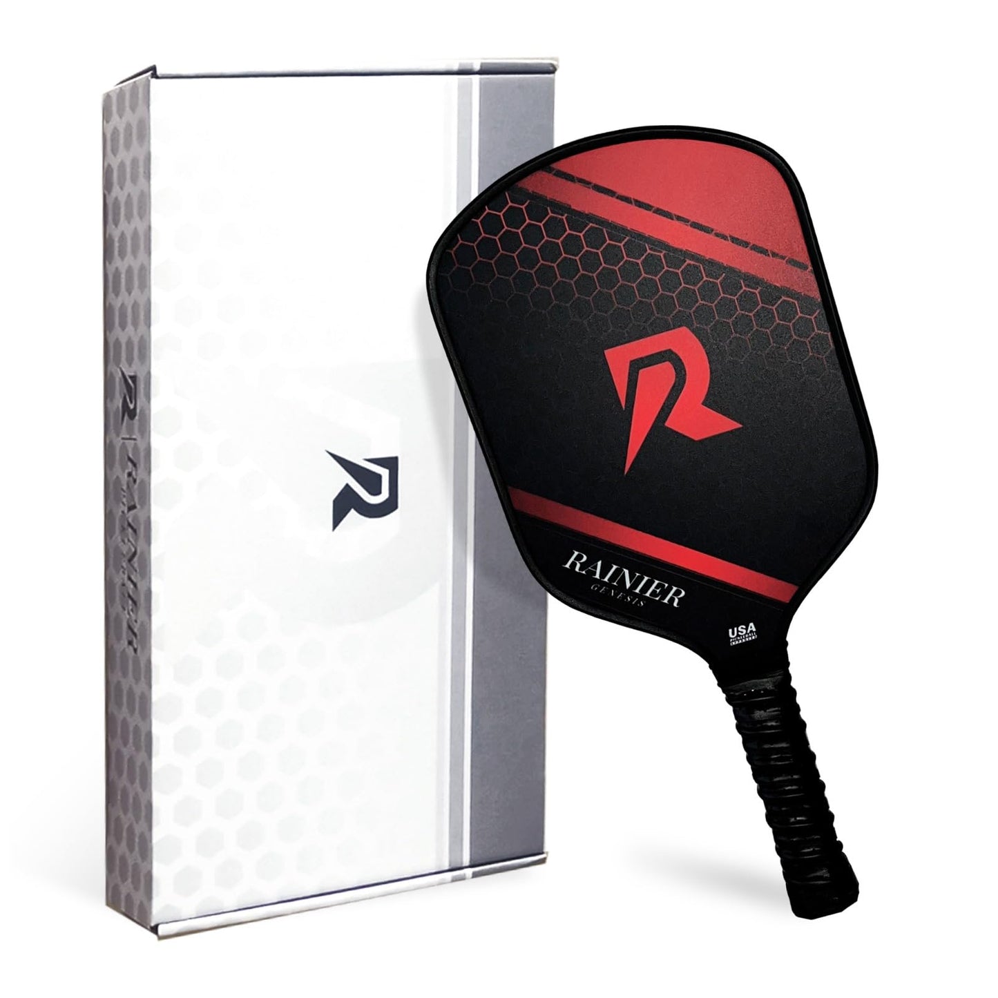RAINIER PICKLEBALL Graphite Carbon Fiber Pickleball Paddle - 2025 16mm Pickleball Paddles - Lightweight, Durable, Comfortable Grip - Good for All Skill Levels - Professional Grade