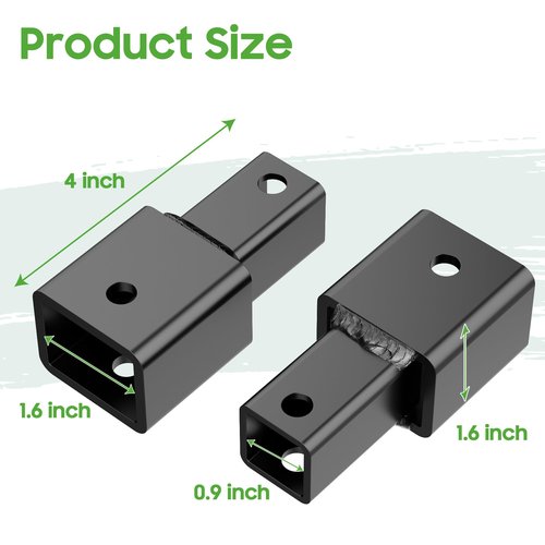 10L0L Golf Cart Shock Extenders - Heavy Duty Rear Shock Extension for Yamaha G29 JR6-F2210-00 (JR6-F2210 Adapter)