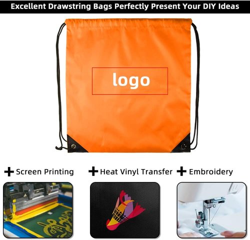 GoodtoU Drawstring Backpack - 30 Pack Sport Bags in 10 Vibrant Colors for Gym & Outdoor Use
