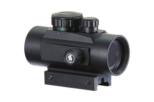 Lancer Tactical CA-412BN Airsoft Red & Green Dot 1X Scope - Black