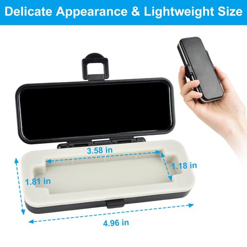 iGuerburn Hard Case Only for KardiaMobile 6L / 6L Max, KardiaMobile 6-Lead Personal EKG Case, Safe to Carry & Provides Tough Protection