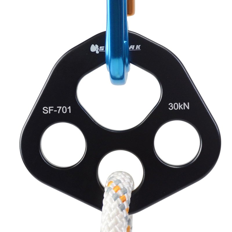 SEPEAK 30kN Rigging Plate, Force Divider Plate Bear, Anchor Multipliers Connector Gear for Yoga Hammock Descender Rock Climbing