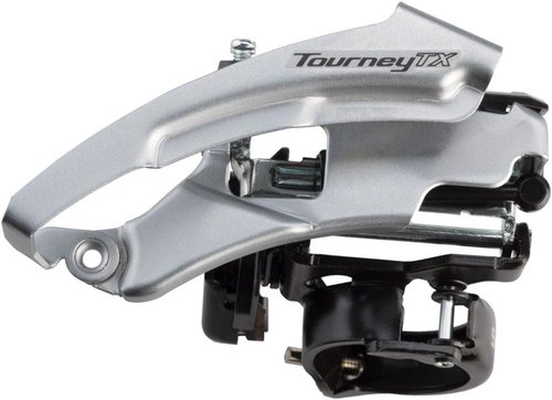 Shimano Front Derailleur, FD-TX800, Top Swing, Dual Pull, Band Type 34.9mm