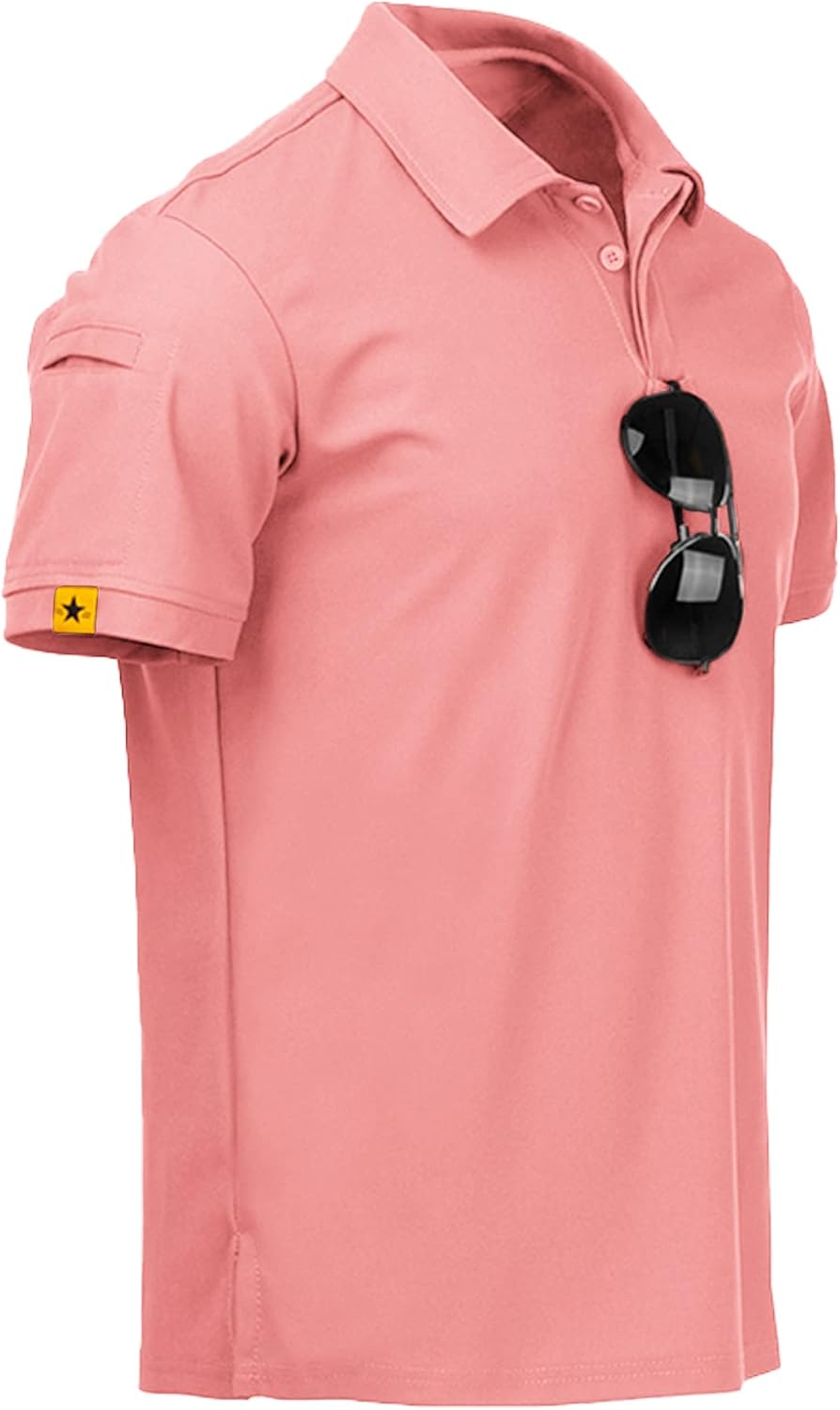 ZITY Men's Polo Shirt - Short Sleeve Tactical Athletic Golf Tee | Stylish Casual Collared Design