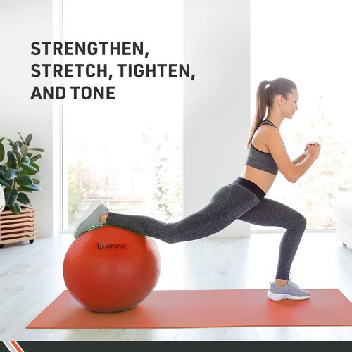 Body Sport Exercise Ball - Stability & Balance Trainer with Pump | Ideal for Home, Gym & Pilates
