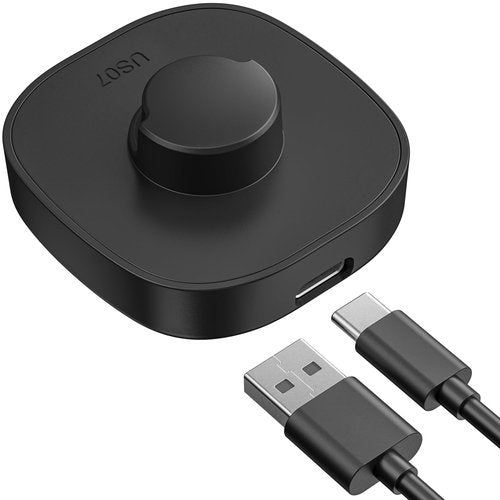 SOFTGAS Smart Ring Charging Size 7, Compatible with O-ra Gen3 Charger, Fast Charging Dock and USB-C Cable, Charger for Smart Ring (Black)