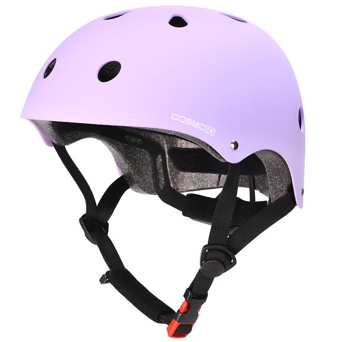 Helmet for Bicycle Scooter Roller Skate Inline Skating Rollerblading, Adjustable and Multi-Sport for Skate Scooter, 3 Sizes for Adult Youth (Purple, Large)