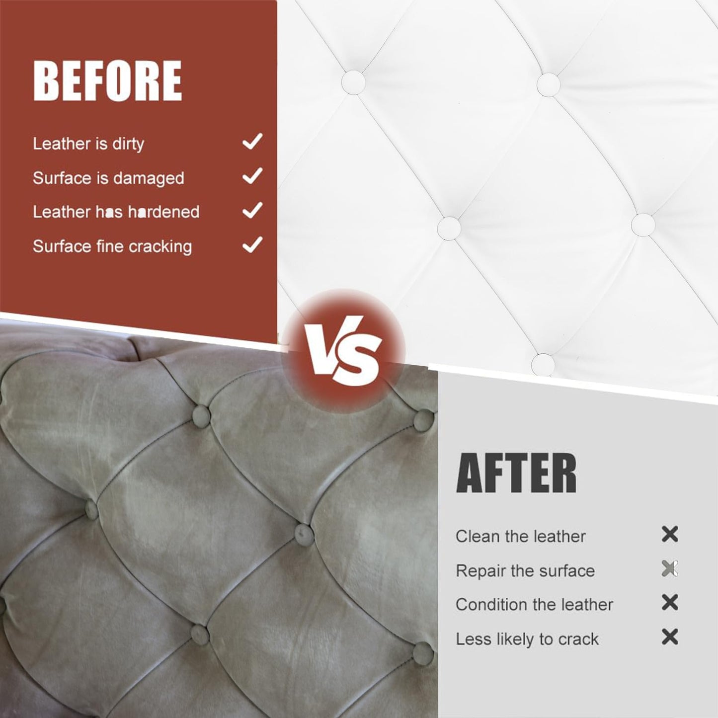 2pcs Salve Brush for Furniture, Wood Furniture Brush Repair Durable Salve Brush for Leather 2025 New Leather Furniture Salve Brush Set for Furniture Car Seats Jackets Shoes