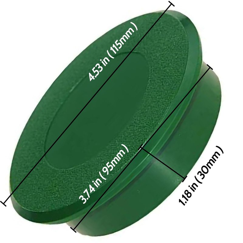 Bestookits Golf Hole Cups Cover Golf Practice Set Putting Cup and Cover Training Aids Training Tool Green Hole Cup for Yard Garden Backyard Home Outdoor Activities (Green) (6)