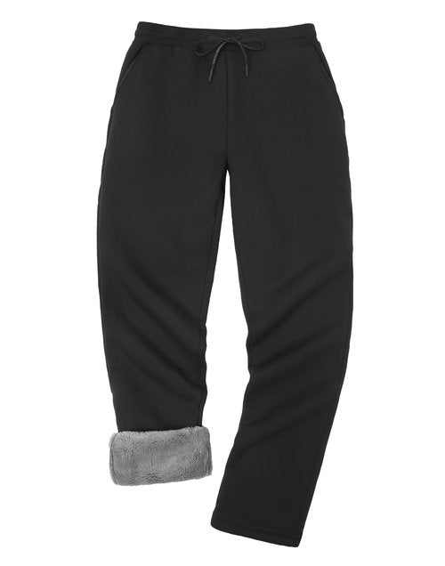 Pioneer Camp Men's Sherpa Lined Sweatpants Winter Warm Fleece Joggers Heavyweight Thermal Pants for Athletic Lounge Running