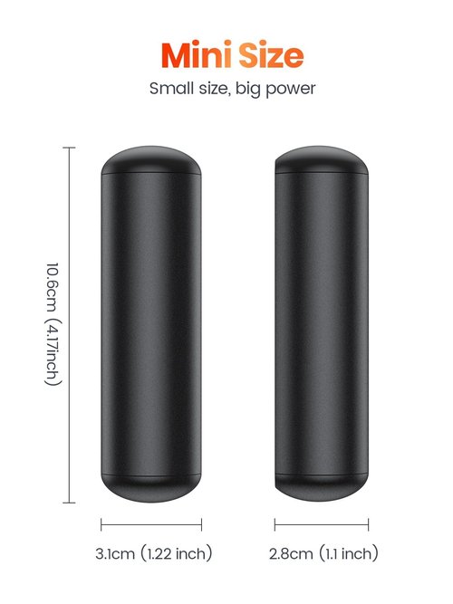 Hand Warmers Rechargeable 2 Pack, Warmco 10000mAh Magnetic Electric Handwarmers, 3 Levels Heat Up to 136°F Reusable Battery Operated Heater Keep You Warm in Winter