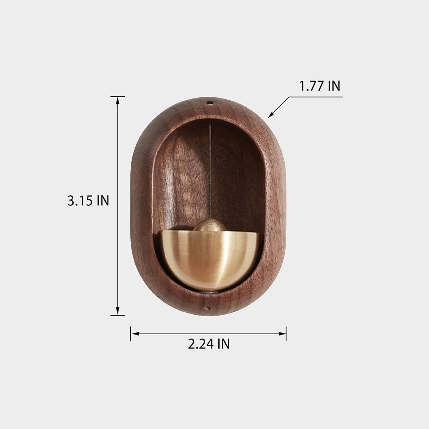 Feylona Door Chime, Wooden Bell for Door Opening