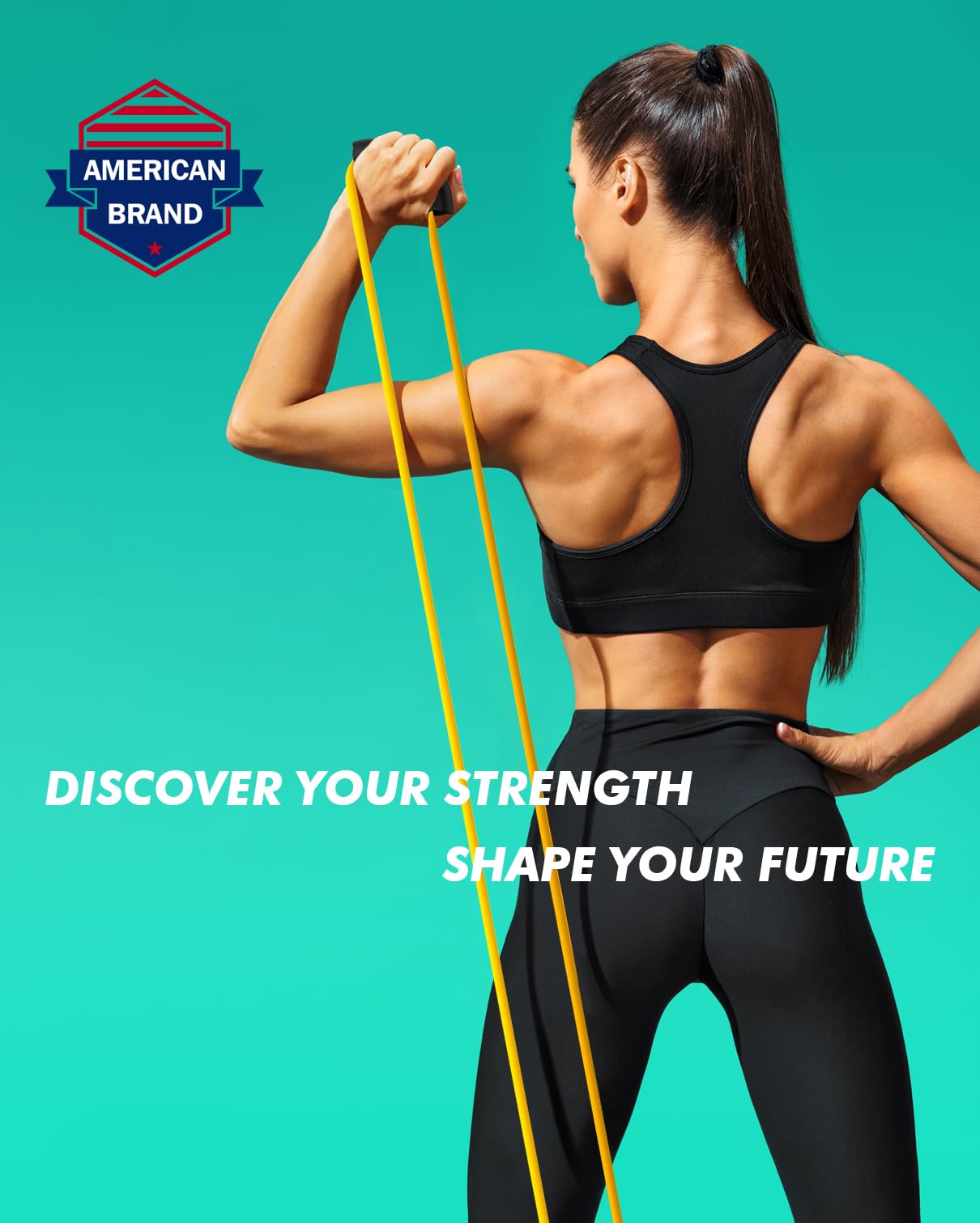 Figure 8 Resistance Bands Set - 3 Packs (4 Bands Each, 12 Total) - Ideal for Arm & Shoulder Stretching, Strength Training - for Women and Men