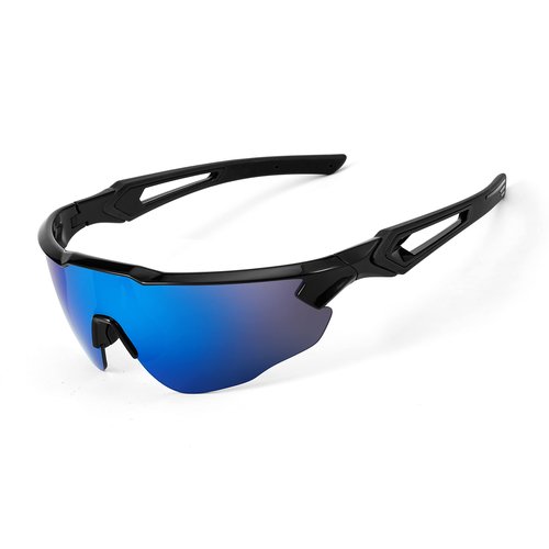 FEISEDY Sports Sunglasses, with 5 Lenses for Men Women, TR90 Lightweight, Baseball Cycling Motorcycle Running Golf B2940
