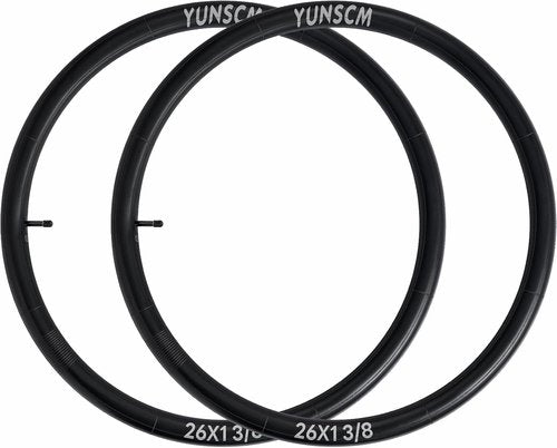 Heavy Duty 26-Inch Bike Tubes by [Brand Name] - 2-Pack with AV32mm Schrader Valve for Optimal Performance