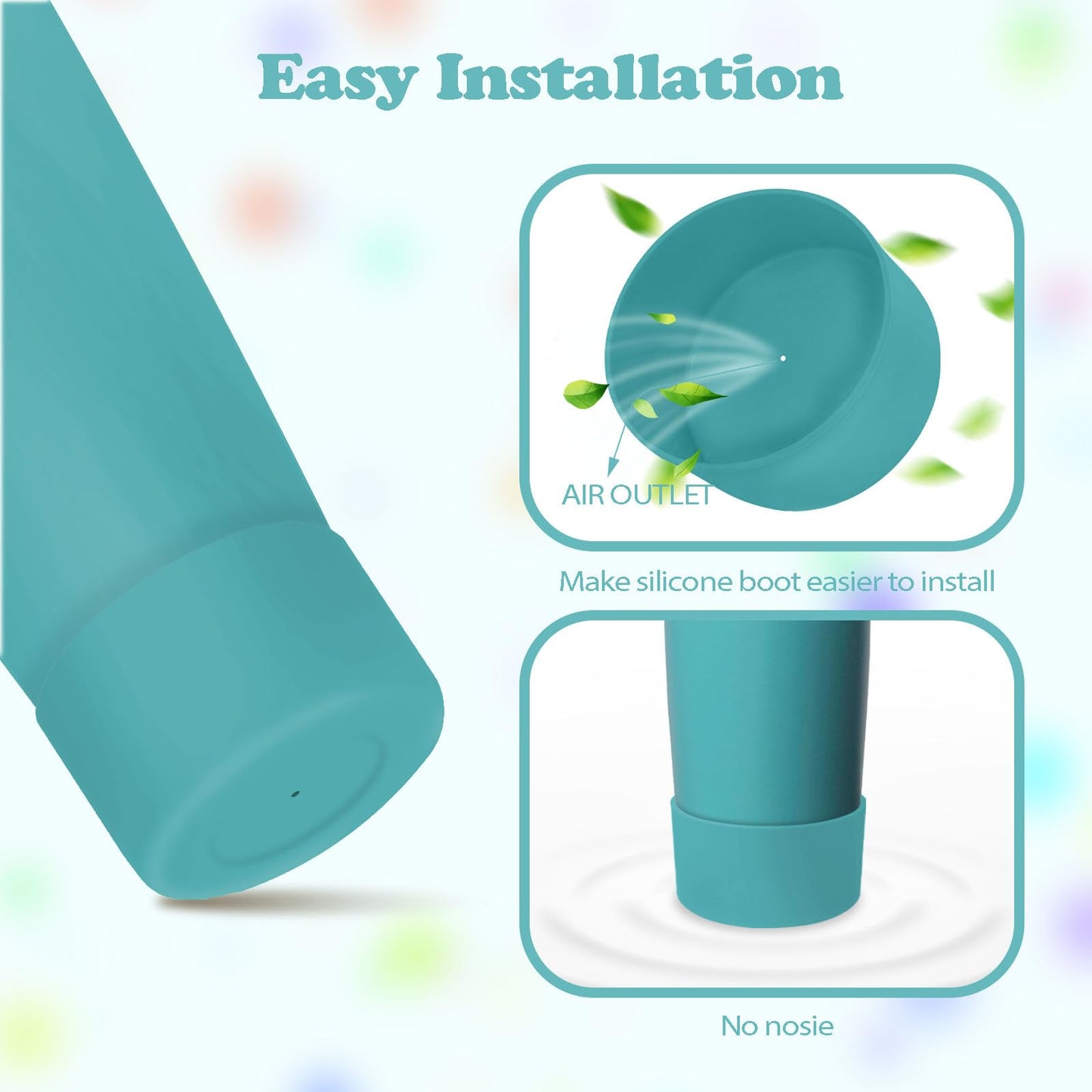 Kaitiaki 2PCS Silicone Boots for Owala 30oz & 40oz FreeSip Sway Bottles & Tumblers – Non-Slip, Scratch-Resistant, Stability Enhancer for Owala Accessories (Summer sweetness)
