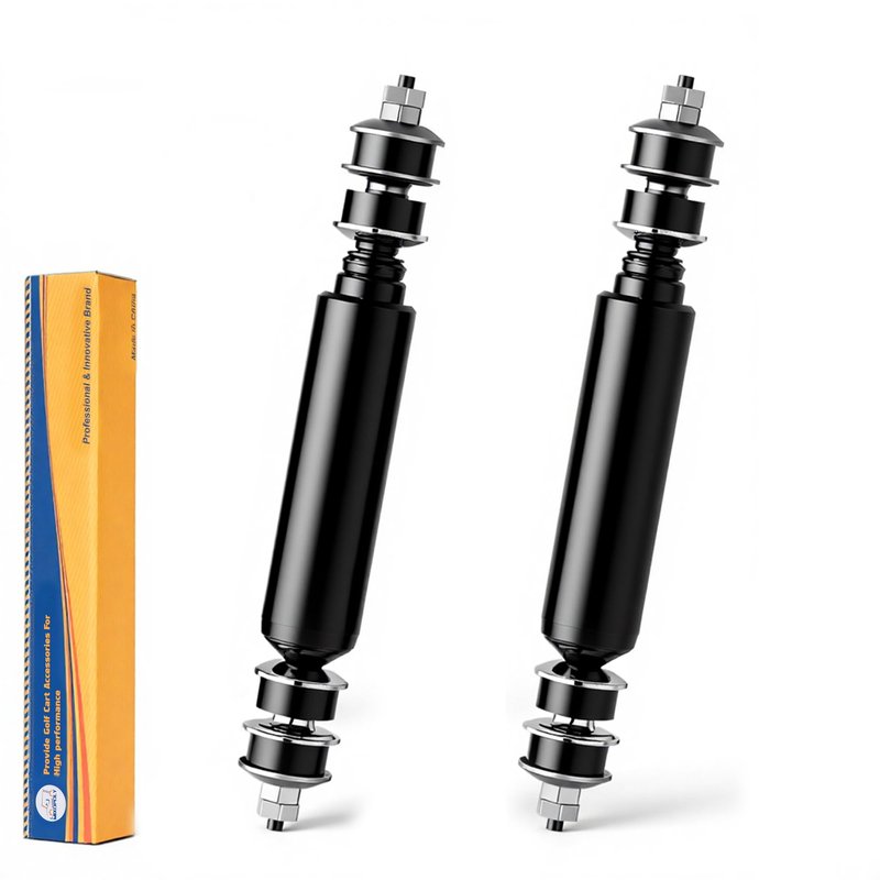 MIXOPOLY Golf Cart Shocks, Heavy Duty Rear Shock Absorber Kit for Club Car DS Electric 1981-up and Gas 1997-up, Precedent 2004-up, Replace OEM 1014236 1013164 1012183 102706401 103350901 102588501