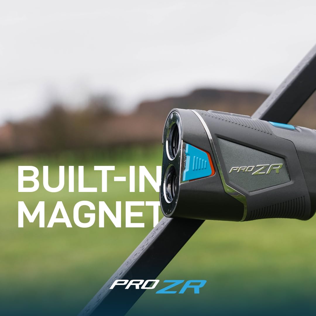 Shot Scope PRO ZR Golf Laser Rangefinder with a DuraShield Hardshell and Cart Magnet
