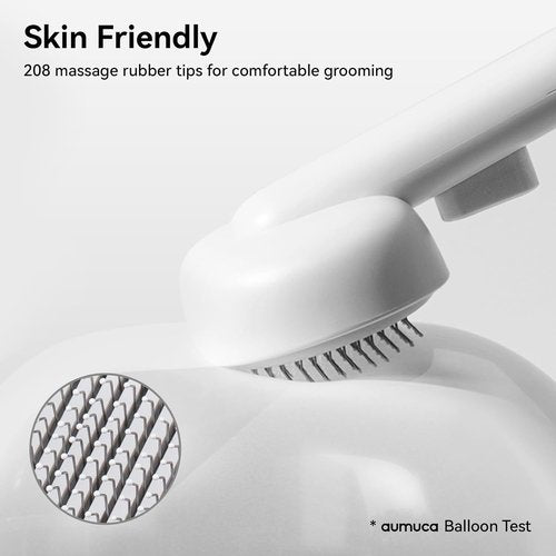 Aumuca Cat Brush - Effective Grooming Tool for Shedding | Ideal for Long & Short Haired Cats