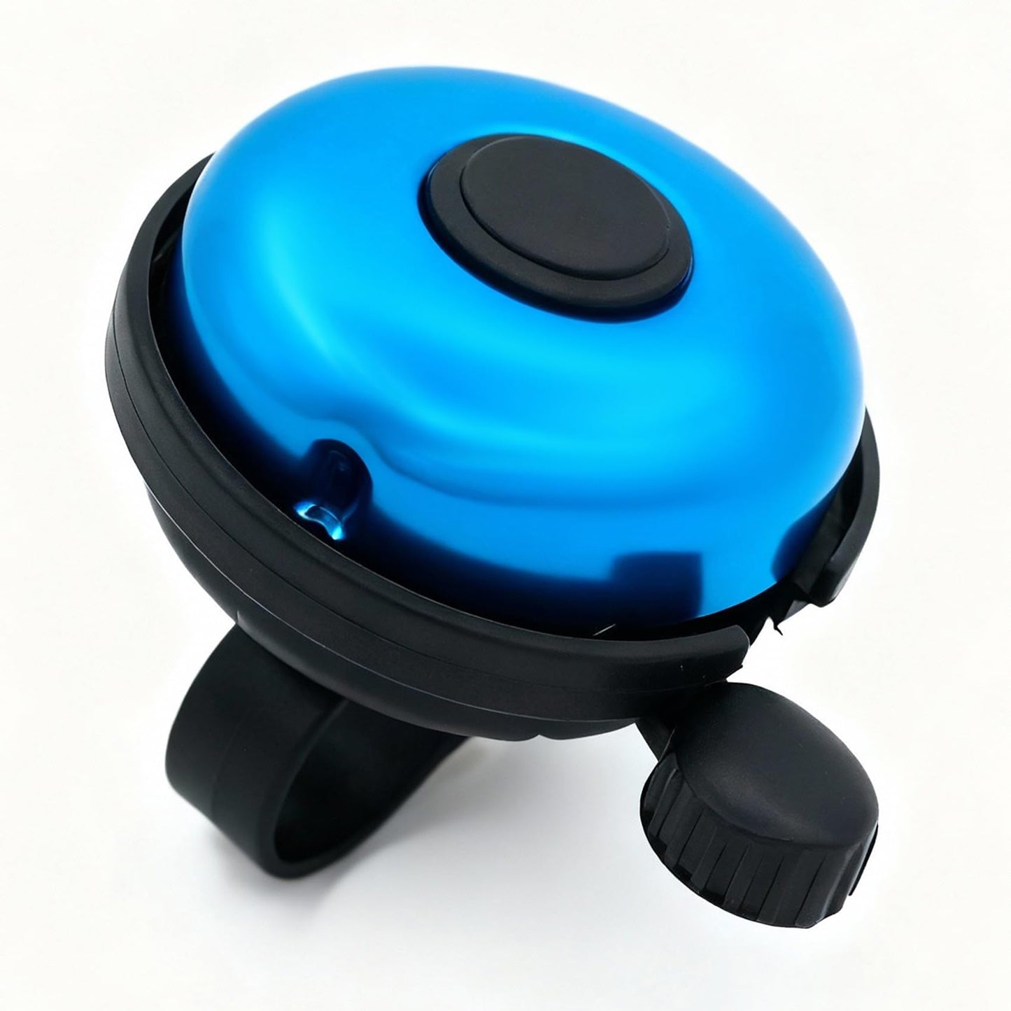 1 Pack Classic Aluminum Bike Bell – Loud, Crisp & Clear Sound for Adult Bikes (1, Blue)