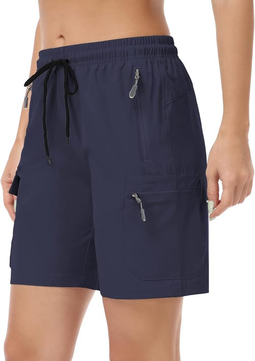 GymBrave Women's Hiking Shorts - Quick Dry Lightweight Cargo Design | Perfect for Outdoor Travel with Pockets