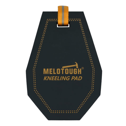 MELOTOUGH Mini Kneeling Pad Portable 1 Inch Thick NBR Foam Kneeling Pads for Work Construction, Plumbers, Mechanics, Electricians (Orange/Black)