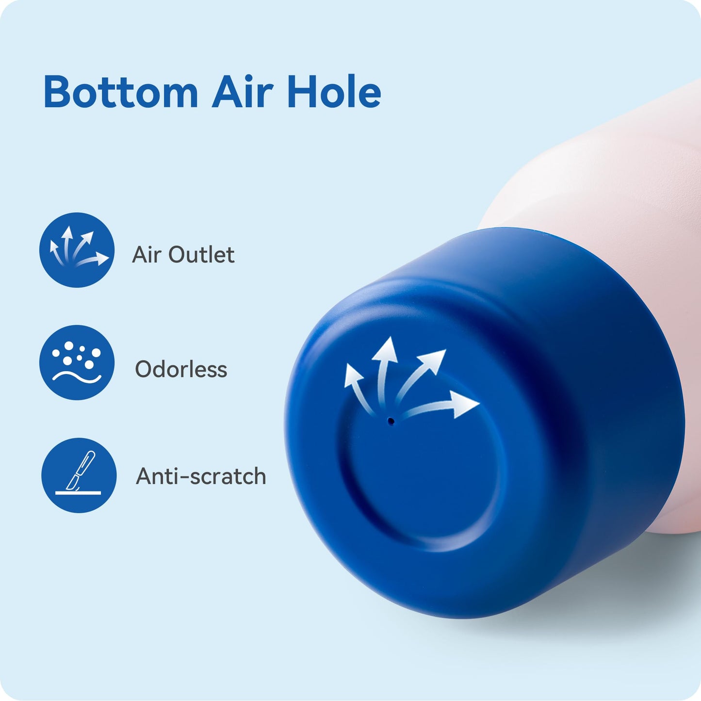 2Pcs Silicone Boot Protector for Owala 24/40oz Travel Tumbler, 12oz Bottle