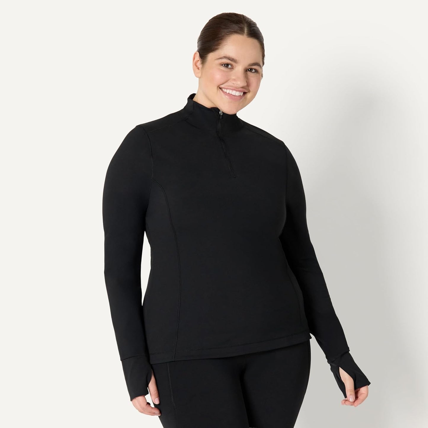 Skiennix Women's Active Quarter Zip Pullover Jacket - Buttery Soft Slim Fit, Perfect for Workouts