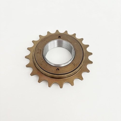 AUTES 20T Bikes Freewheel, Bike Flywheel Sprocket 20 Teeth Metal Single Speed Threaded Type Freehub Replacement Part