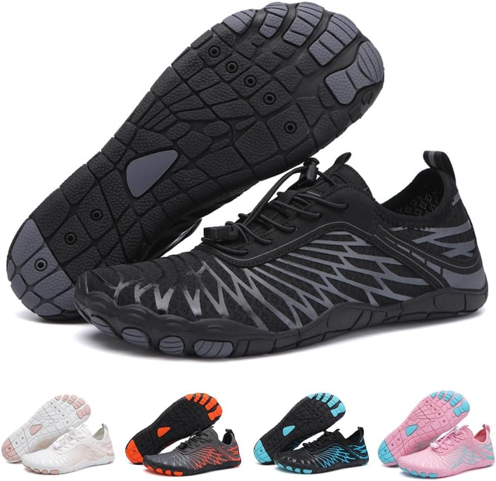 Skiennix Barefoot Shoes - Pro-Healthy Non-Slip Water Footwear for Men & Women | Wide Toe Sneakers