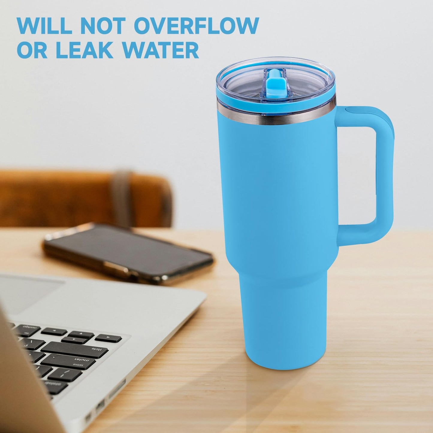 Replacement Lid for Stanley 40 oz and 64 oz Tumbler.Leakproof Flip Straw Lid Fit Stanley Cup Quencher H2.0 40 oz/64 oz and Stanley ProTour 40oz/64oz Tumbler.(Rose Quartz,2-Pack)