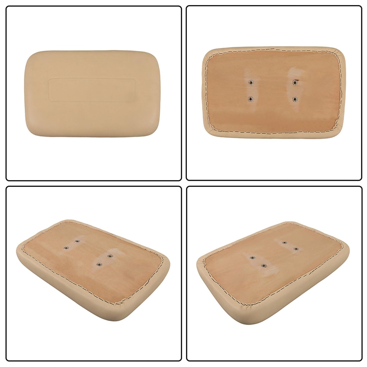 Silscvtt Brown Golf Cart Buff Seat Back Assembly Replacement for Club Car DS 1979-1999