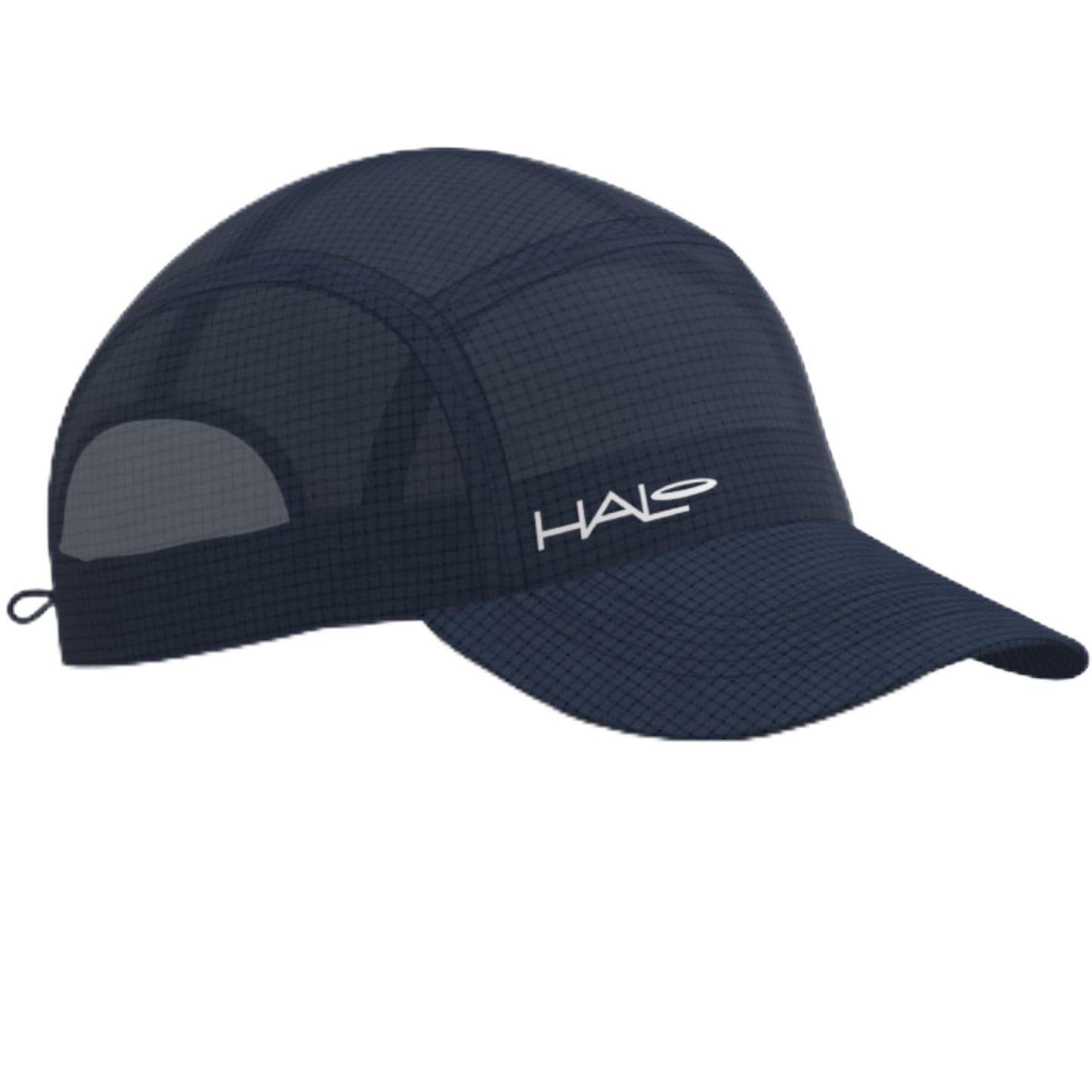 Halo Headband Low-Profile Quick Drying Running Hat for Men Women with Integrated Sweatband, UPF50+ for Pickleball Running Tennis, Fits Size 7 3/8 or Smaller, Navy