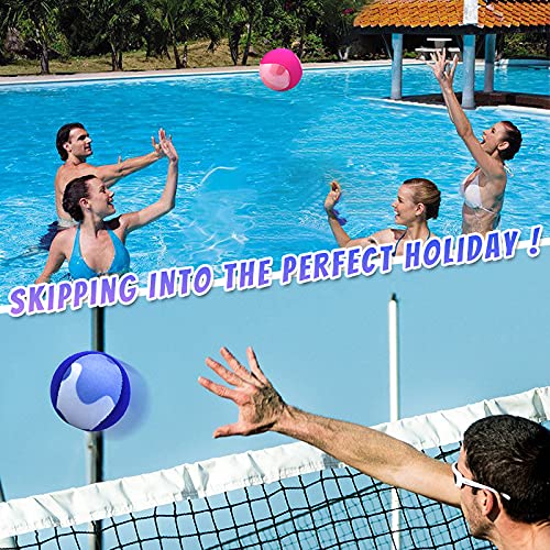 Water Skipping Ball 2-Pack - Blue Water Bouncing Beach Balls