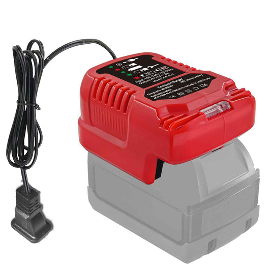 Laimiao Replacement Charger for Milwaukee M18 18V, Battery Adapter for Milwaukee 18V Lithium-Ion Tools Battery Power Charger