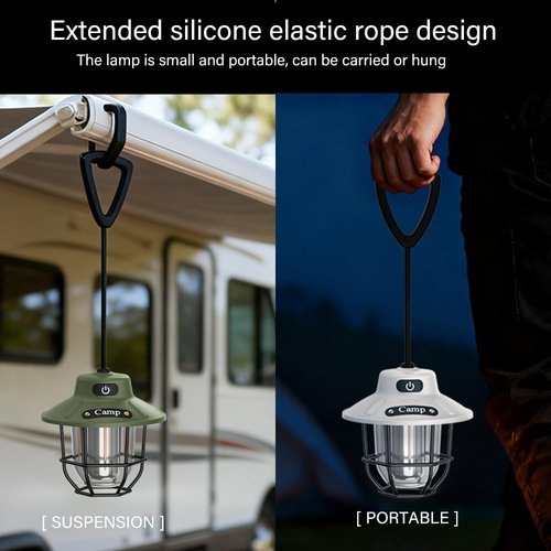 Camping Lights, Camping Lantern Rechargeable with 3 Brightness 4 Modes & SOS, 1200LM, Flashlight Lanterns for Power Outages Hiking Outdoor Home Emergency Hanging Tent Camping Lamp, Ice Shanty Lights