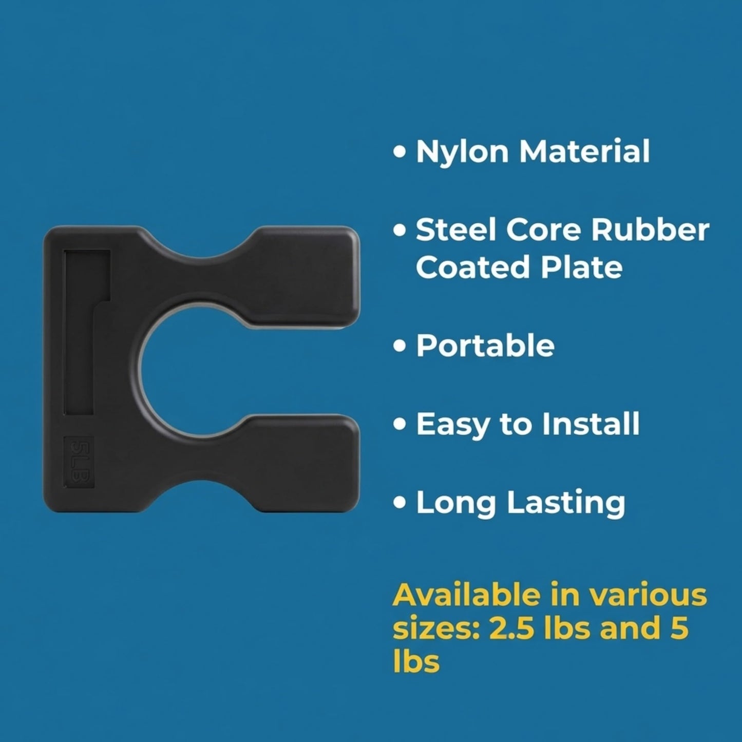 Body-Solid 5 lb Weight Stack Adapter Plate (WSA5) - Use only with Body-Solid weight stacks