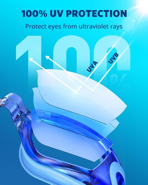 Aegend Swim Goggles - No Leak Design for Adults & Youth | 2-Pack Set for Ultimate Comfort