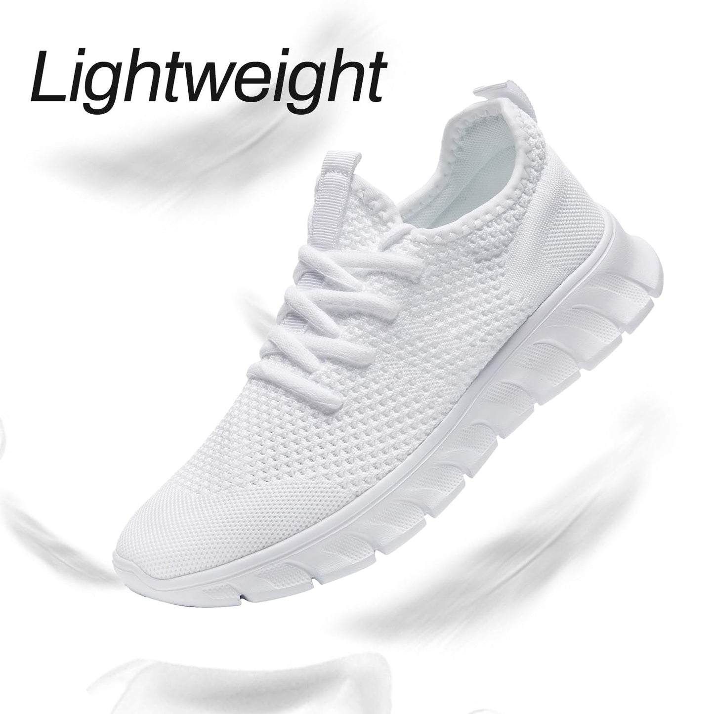 CMNZHK Men Running Tennis Shoes Gym Fashion Sneakers Walking Workout Shoes Athletic Slip on Breathable Mesh Comfortable Lightweight Casual Sport Shoe White 11