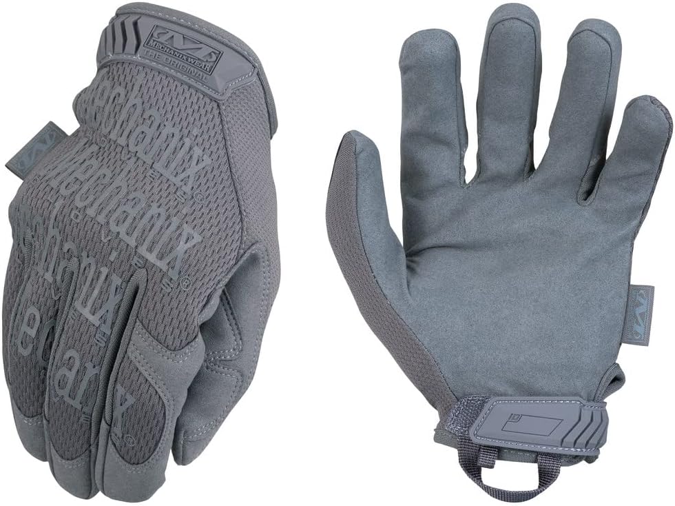 Mechanix Wear Original Tactical Gloves - High-Performance Anti-Slip Grip & Impact Resistance - Large - Wolf Grey