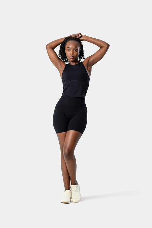 Kamo Fitness Serenity Shorts - High Waisted Women's Biker Shorts with No Front Seam | 6" Inseam