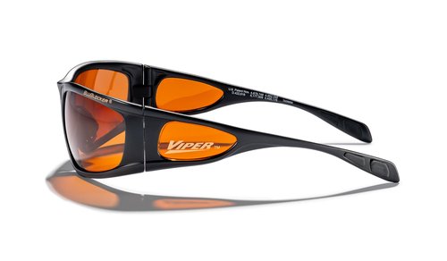 BluBlocker Viper Sunglasses, 100% UV & Blue Light Protection. Rubberized grip. Comfortable