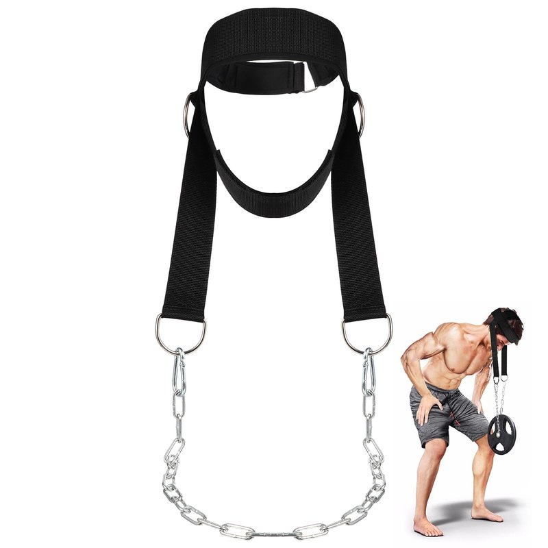Toddmomy Advanced Head and Neck Trainer with Shoulder Weight for Neck and Shoulder Strength Training Exerciser Fitness Equipment