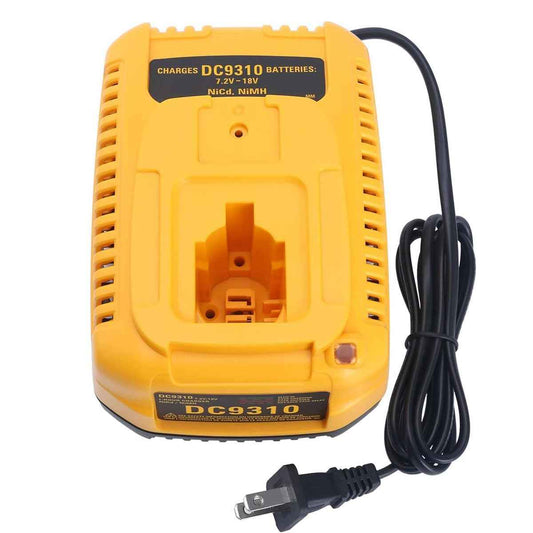 DC9310 18V Fast Charger Replacement for Dewalt 7.2V-18V XRP NiCad/NiMh Battery DW9116 DC9096 DC9098 DC9099 DW9098 DW9099 DW9096 DW9072 DW9061